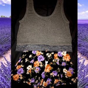 🔮 Forever 21 Floral High Waisted Shorts